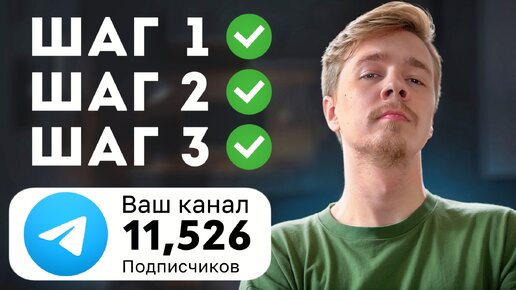 Как Раскрутить Телеграм Канал до 11,000 подписчиков в 2024 с нуля