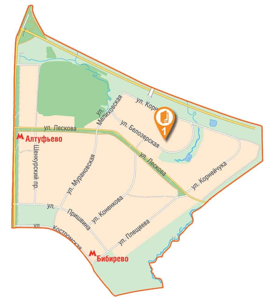 Карта-схема.