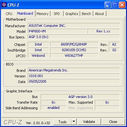 ASUS P4P800-VM s478