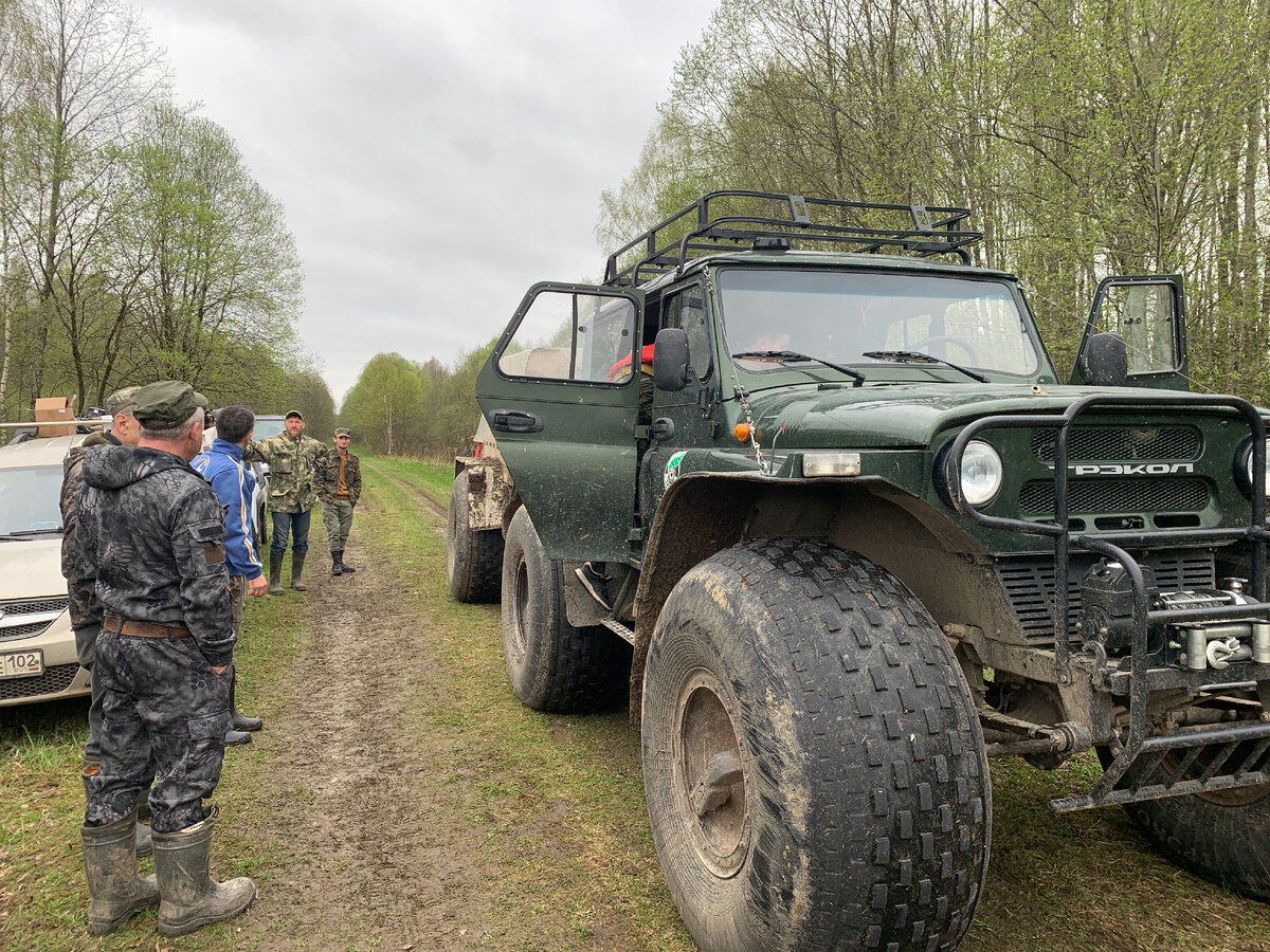 Техника посерьезней. Трэкол или Болотоход.