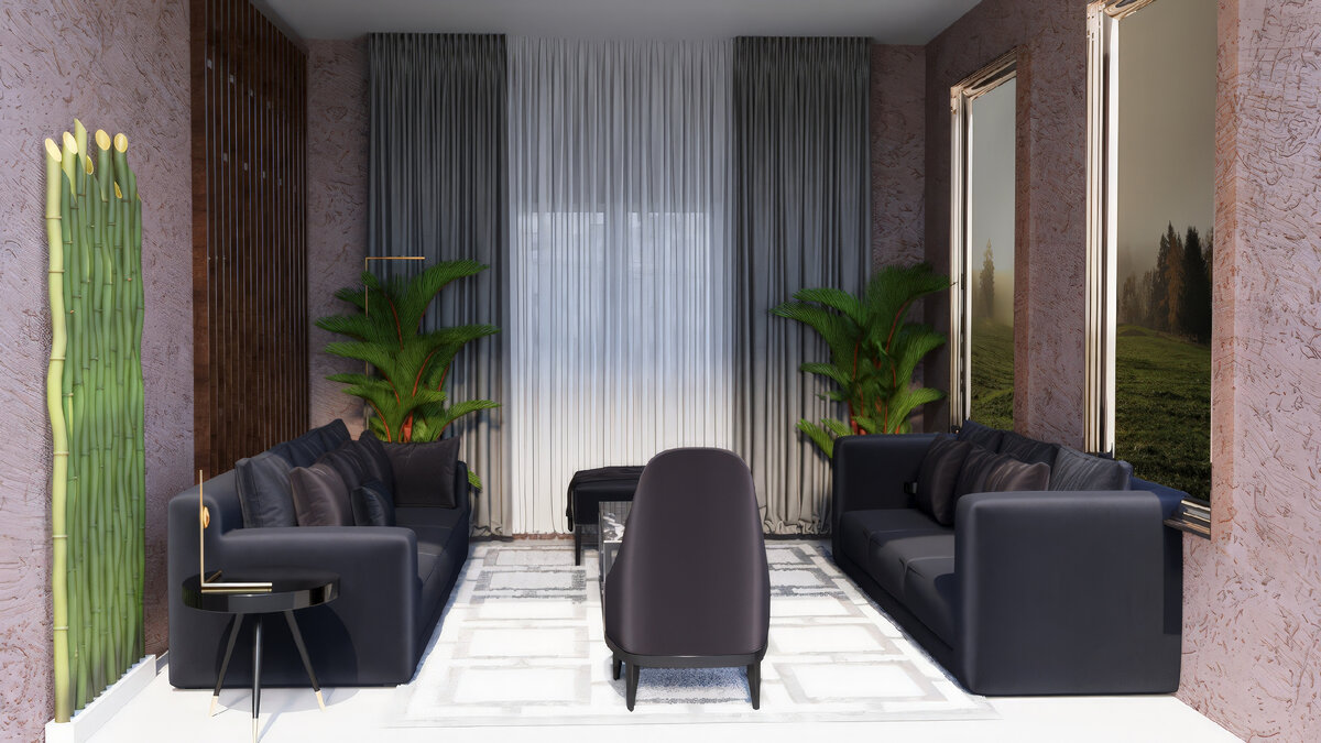 Визуализация интерьера. Автор Э. Ясная