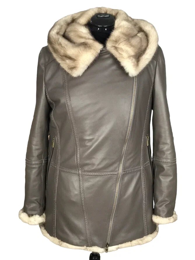 Пошив кожаного жилета. Ателье Ирины Берзиной.