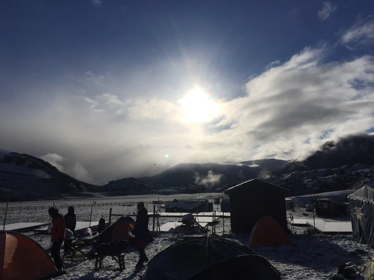 Горное солнце...