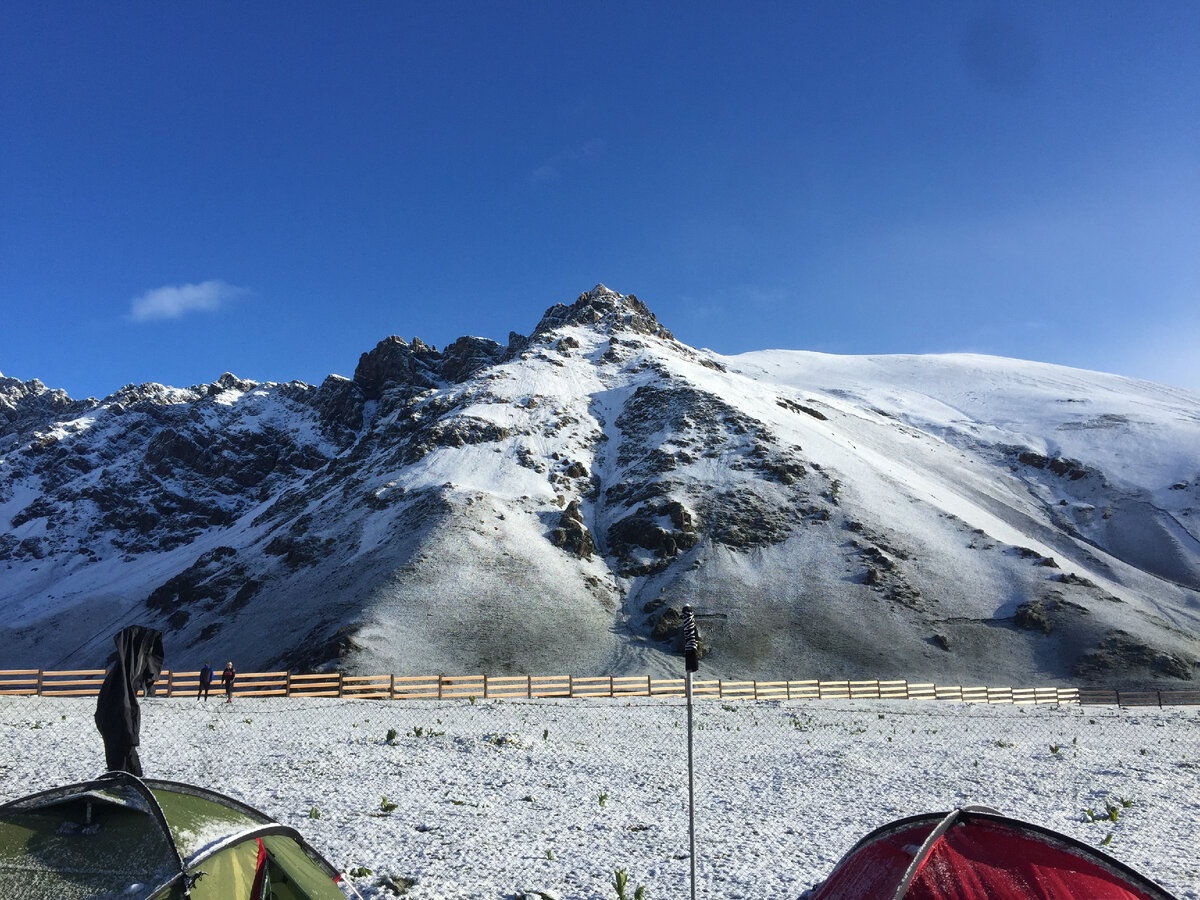 Пик - Корона, так гора, на которой были вчера....
