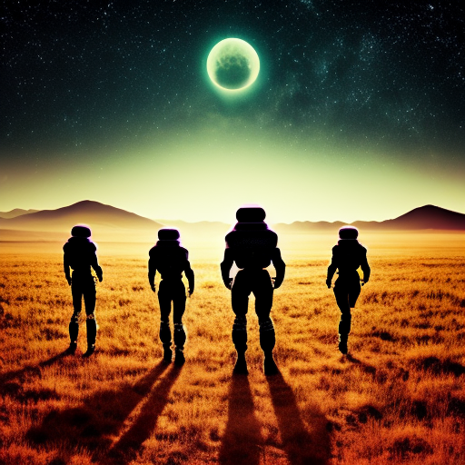 Почему  мы верим в инопланетян. Фото создано ИИ