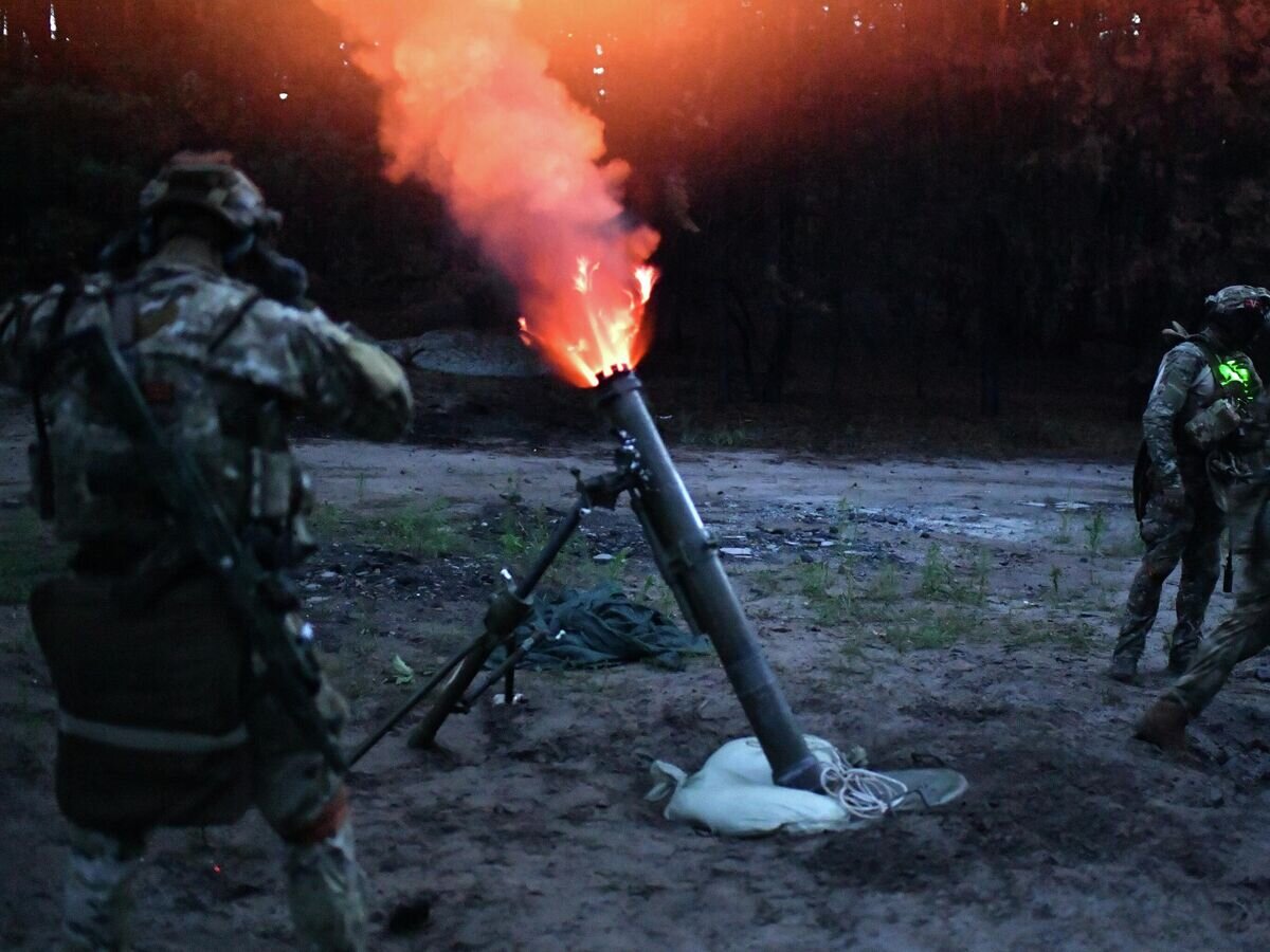    Военнослужащие войск специального назначения ВС РФ в ходе боевой операции на Харьковском направлении© РИА Новости / Виктор Антонюк