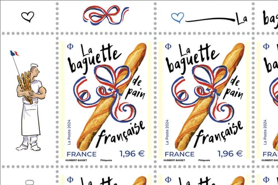     Аромат французской булки: появились почтовые марки с запахом багета