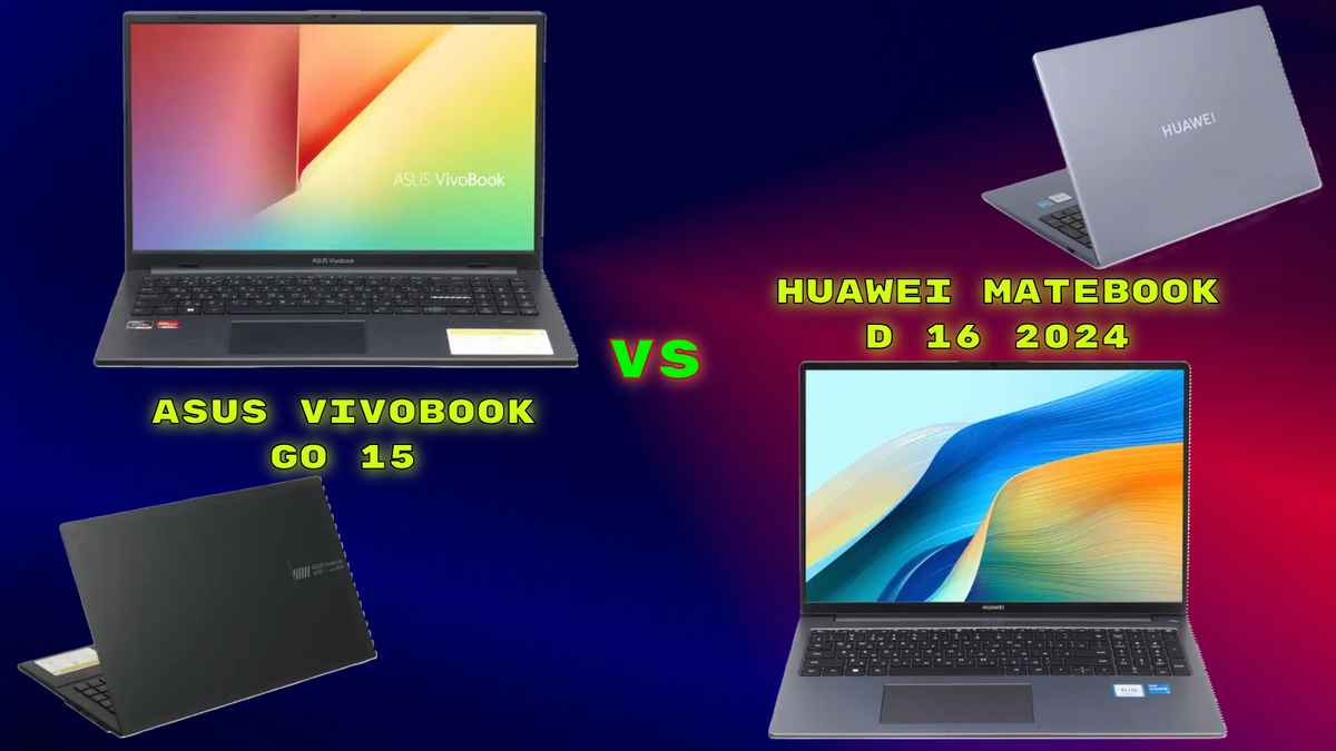 Выбираем ноутбук: ASUS Vivobook Go 15 или HUAWEI MateBook D 16 2024? | Мой  старый компьютер | Дзен