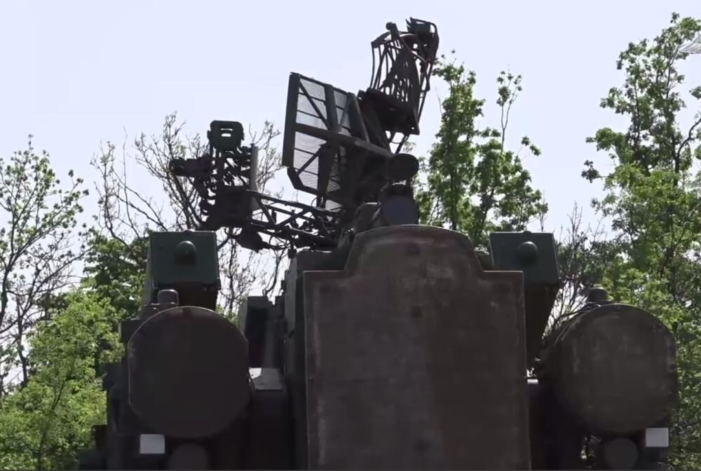 Расчёты ЗРК «Оса-АКМ» надежно прикрывают подразделения ВС РФ на Южно-Донецком направлении, источник – Телеграм-канал Минобороны России 