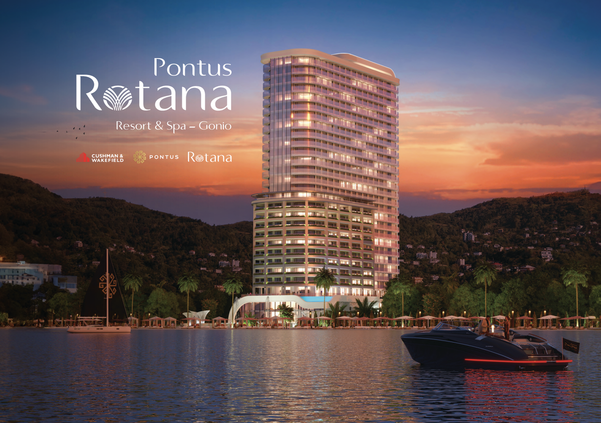 Визуализация будущего пятизвездочного отеля Pontus Rotana