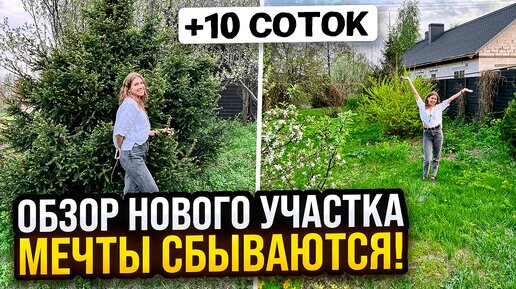 Скачать видео: ОБЗОР НОВОГО УЧАСТКА В ДЕРЕВНЕ | Обзорная экскурсия