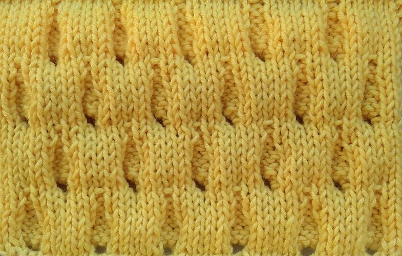 Изнаночная сторона узора