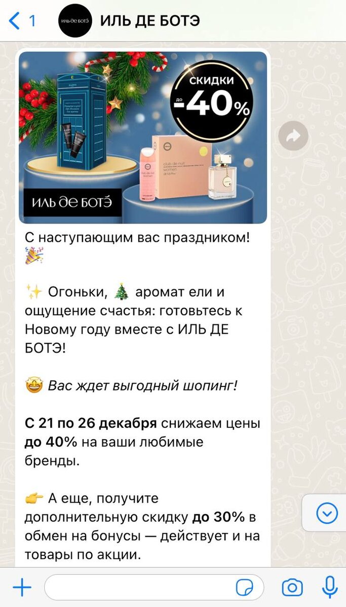 ИЛЬ ДЕ БОТЭ», WhatsApp и две рассылки: как мы получили ROI 536% | Townsend:  мессенджеры и чат-боты | Дзен