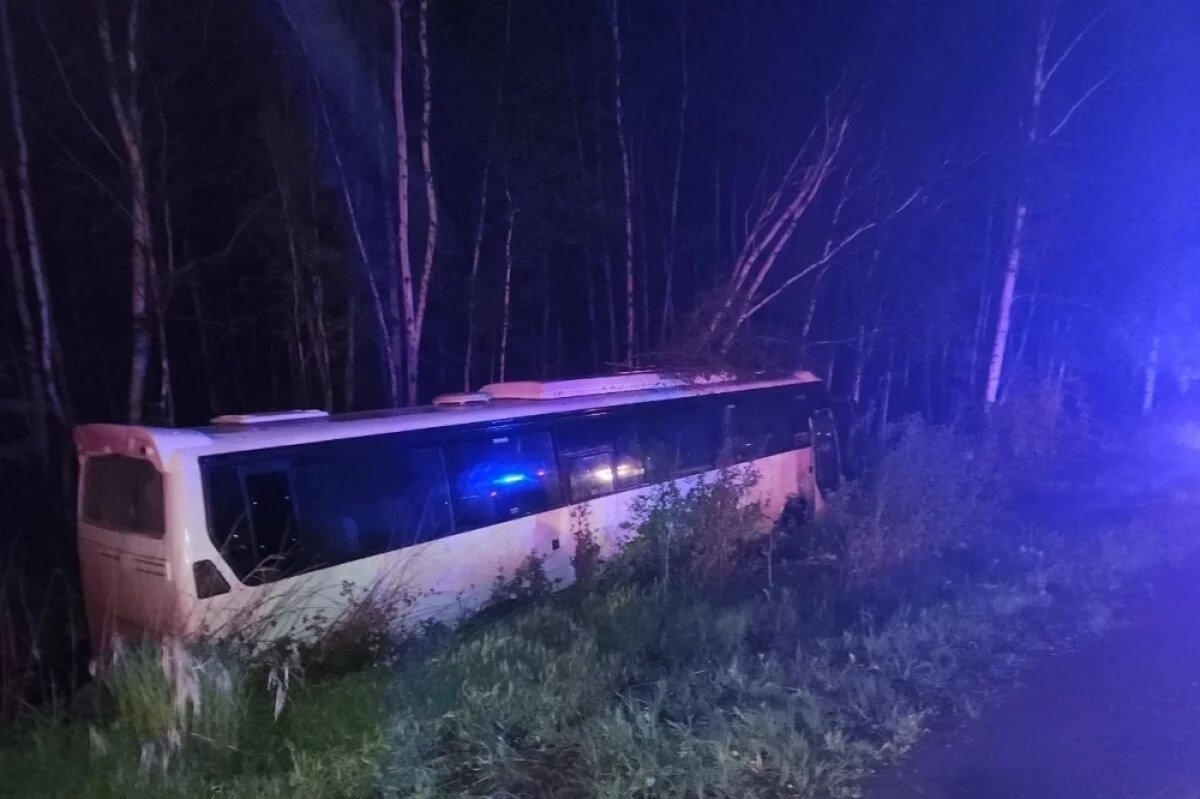    В Хабаровском крае автобус с пассажирами врезался в дерево, водитель погиб