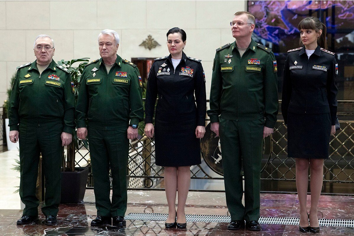 Россияна Марковская (крайняя справа) занимала пост почти 7 лет.  Фото: пресс-служжба Министерства обороны России / mil.ru