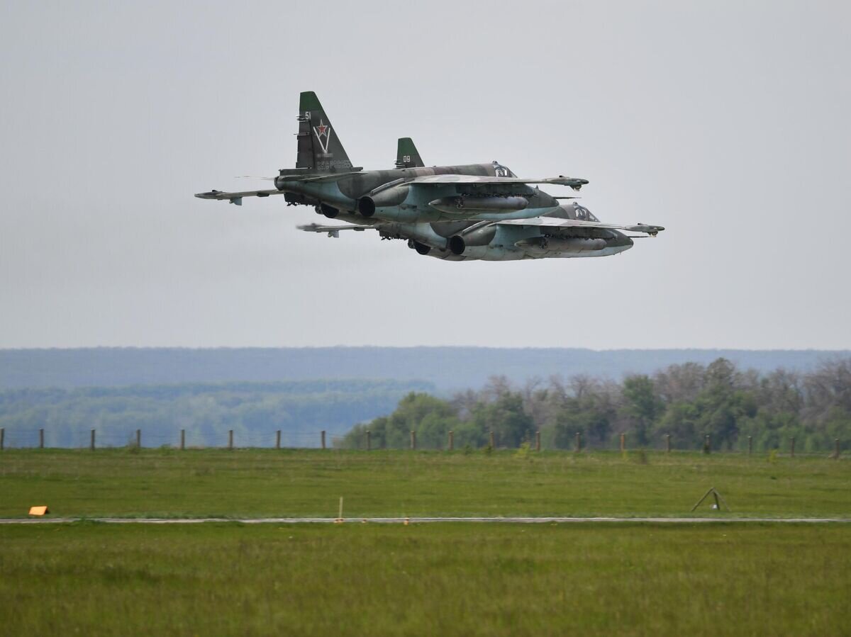    Самолеты Су-25 "Грач", задействованные в специальной военной операции© РИА Новости