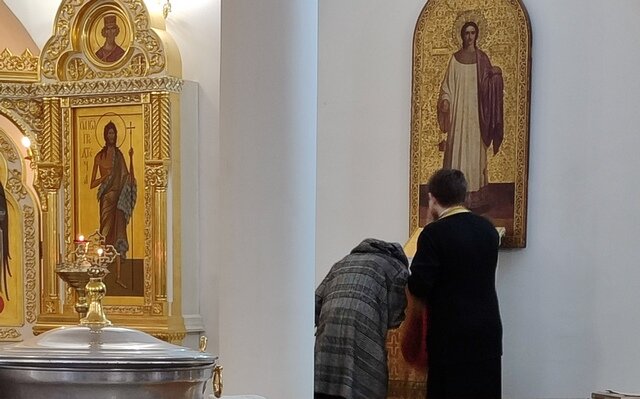Храм Рождества Христова, Мытищи. Исповедь.
