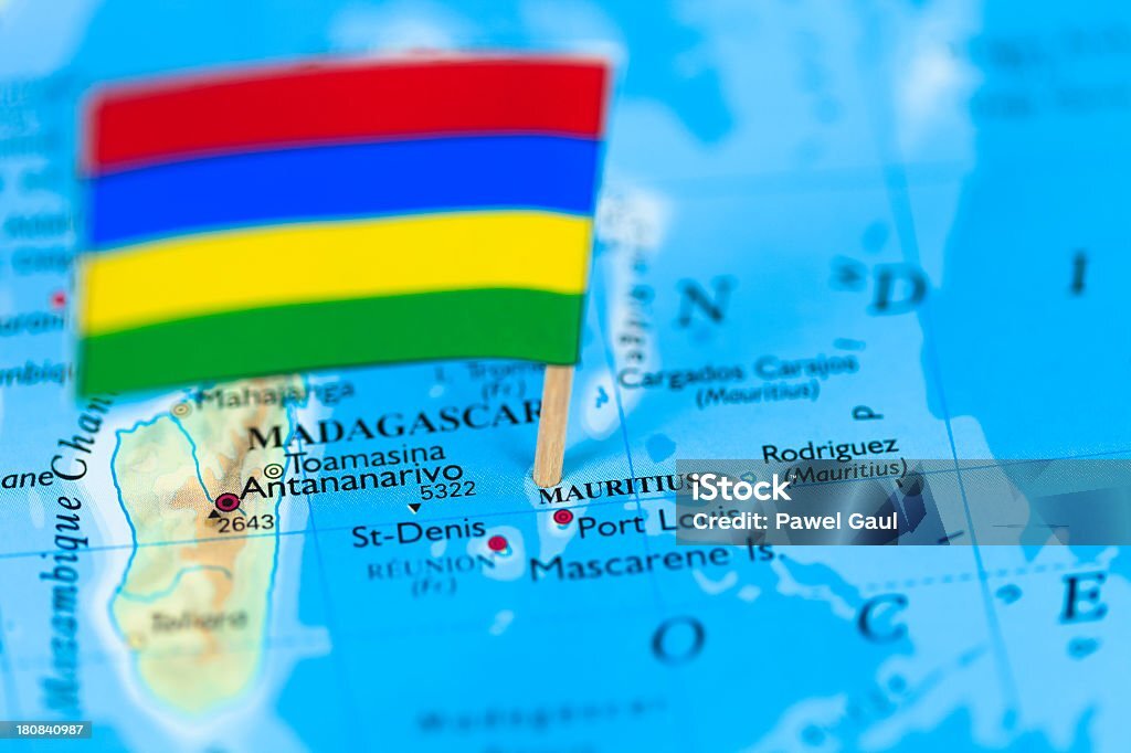 Стояночное место для судов и кораблей около острова Маврикий.