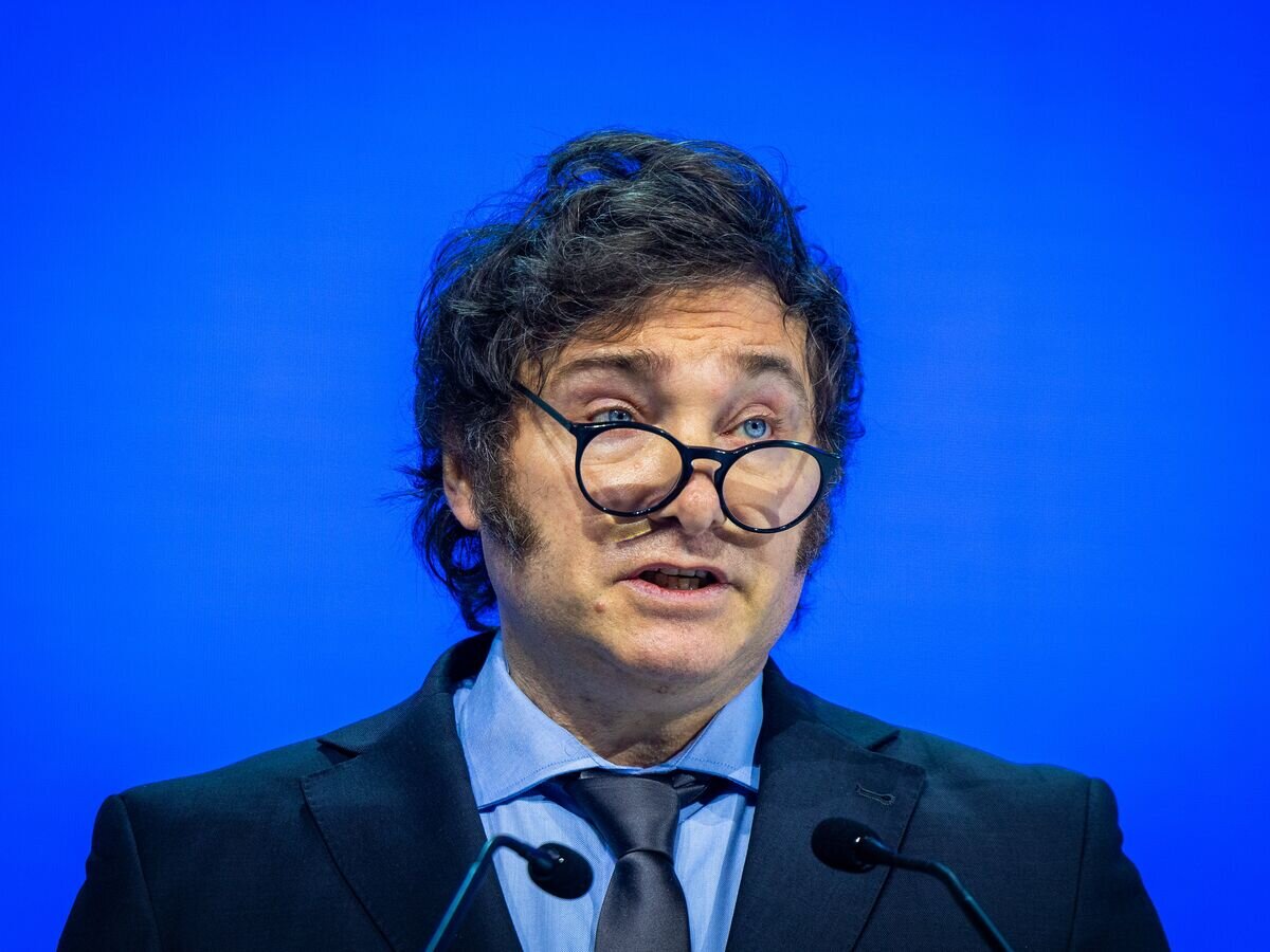    Президент Аргентины Хавьер Милей© Фото : World Economic Forum/Ciaran McCrickard