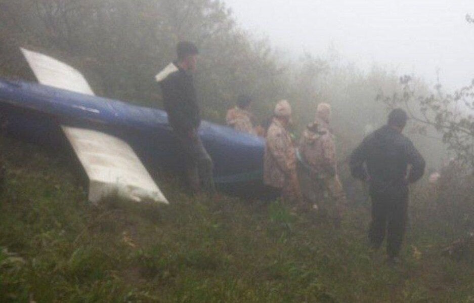 Вертолет потерпел крушение 19 мая, его нашли только на следующее утро. Фото: соцсети.