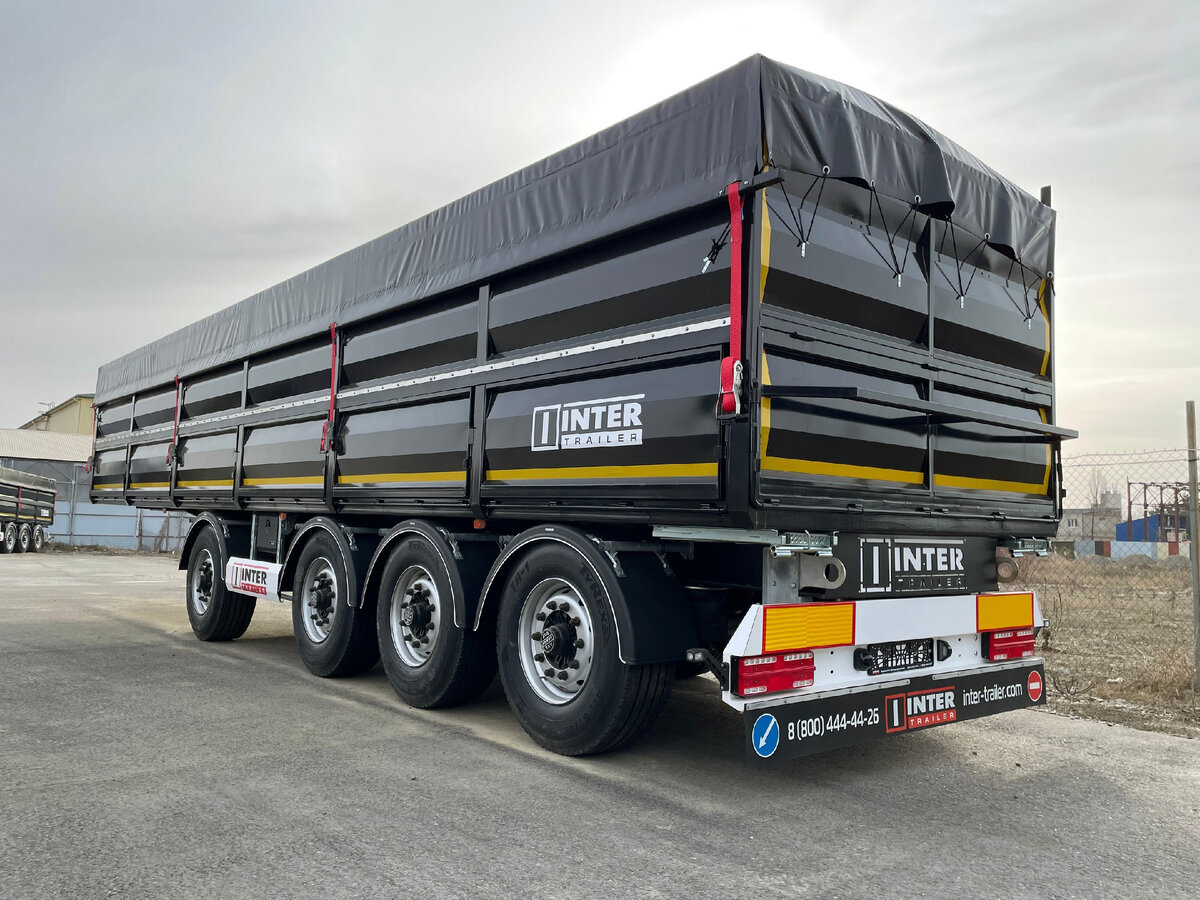 Полуприцеп зерновоз четырехосный