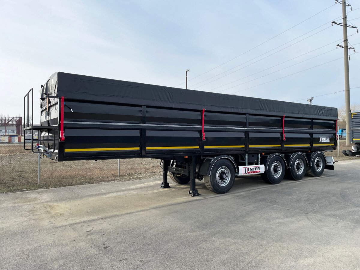 Полуприцеп зерновоз четырехосный