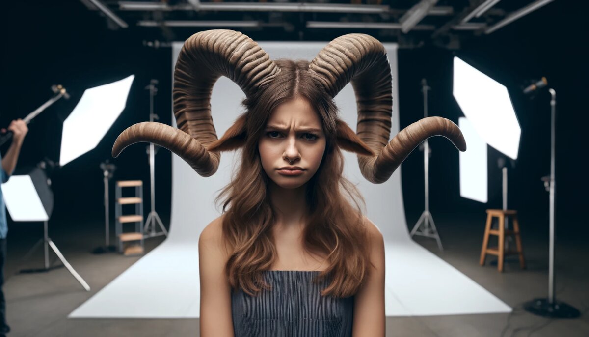 Лиза потрогала свои рога и подумала «Как символично».