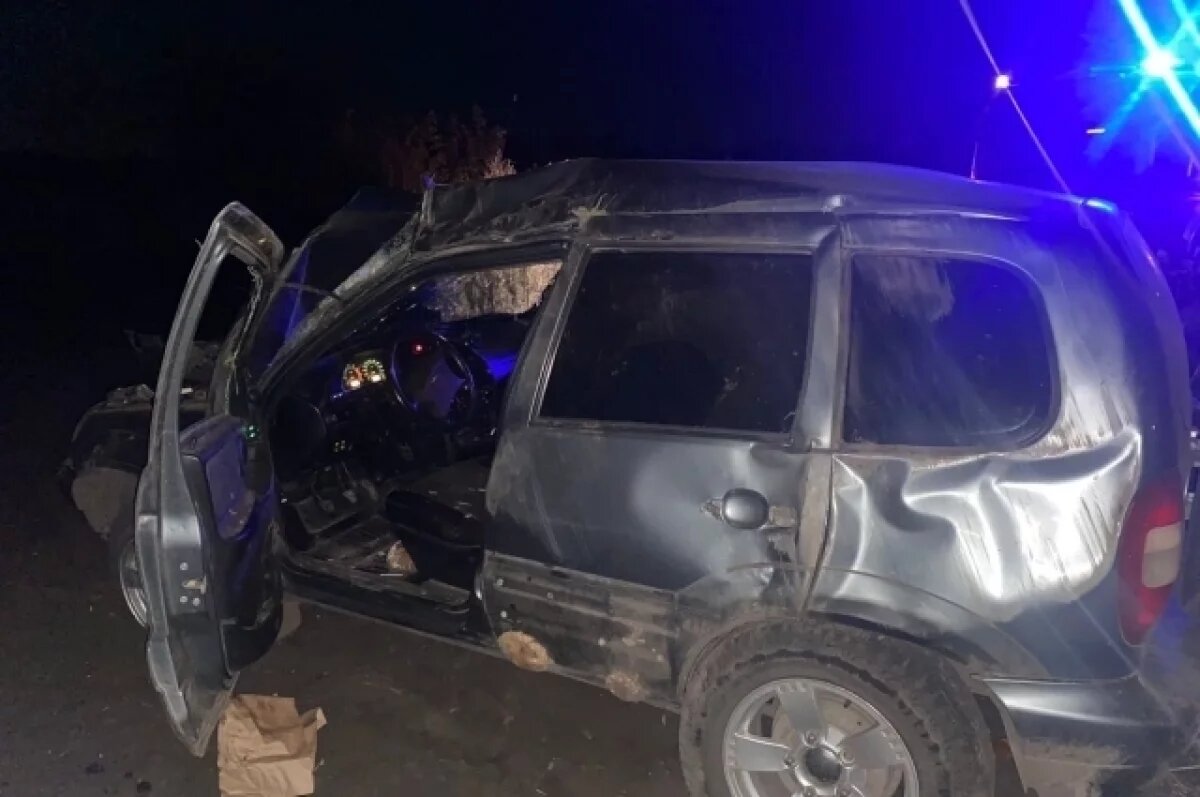    Под Воронежем перевернулась Chevrolet Niva с 2-летним ребёнком