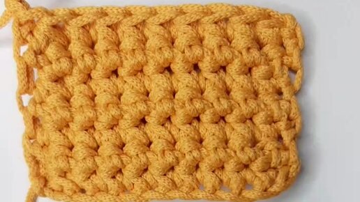 Вяжем самый простой узор крючком #вязание #knitting #мквязание #tutorial #вязаниекрючком
