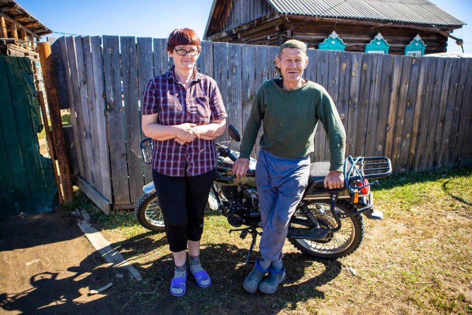    Супруги Пономаревы живут в селе Верх-Усугли, что в Тунгокоченском районе Забайкальского края. Фото: Виктории Михайлюк