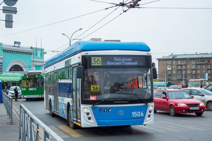 В Новосибирске на маршрут № 29 вышли 20 новых автономных троллейбусов - МК Новос