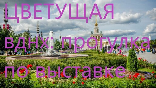 Цветущая ВДНХ: прогулка по выставке