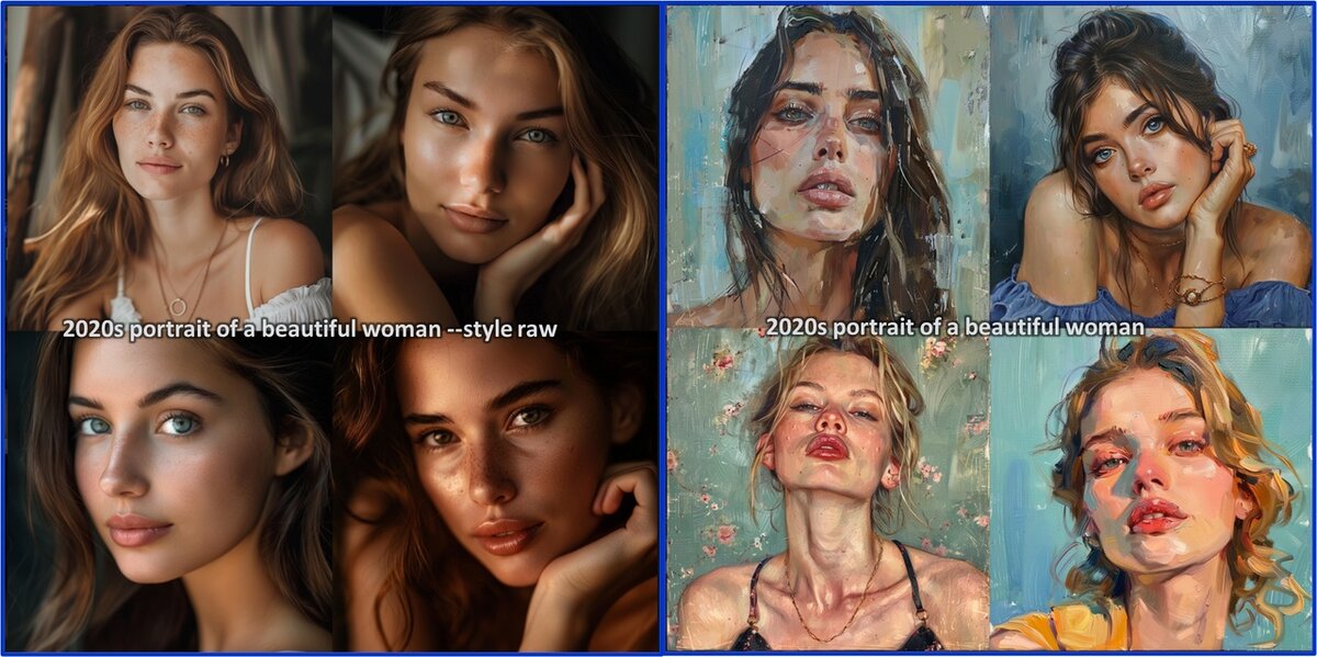 2020s portrait of a beautiful woman (—style raw)