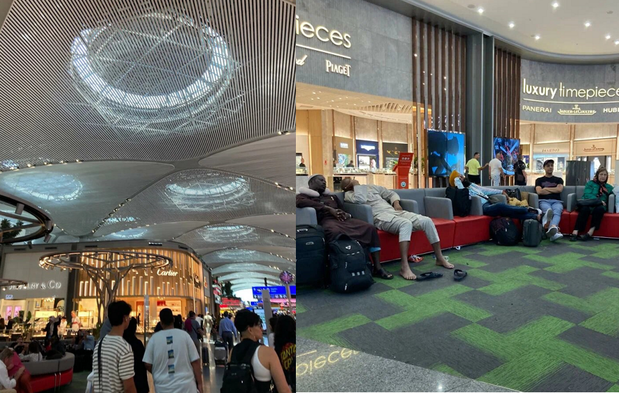 В аэропорту Стамбула. Фото автора