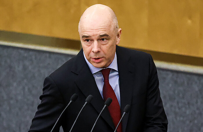    Министр финансов РФ Антон Силуанов на пленарном заседании Государственной думы РФ.Сергей Карпухин/ТАСС