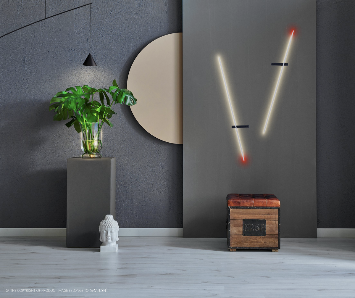 На фото: декоративный светильник бренда SANTAN.