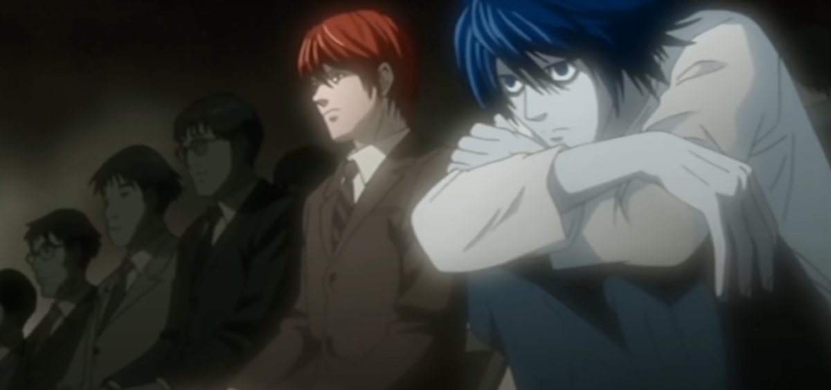 Кадр из аниме Death Note
