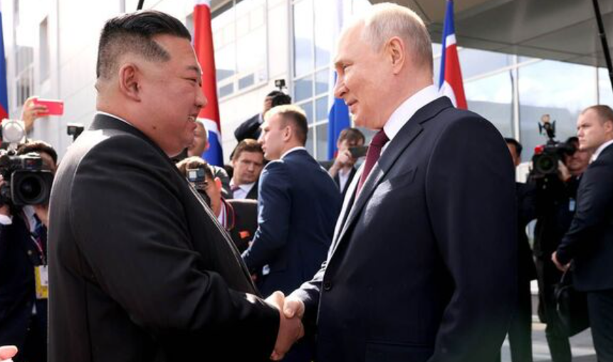 Ким Чен Ын и Владимир Путин
