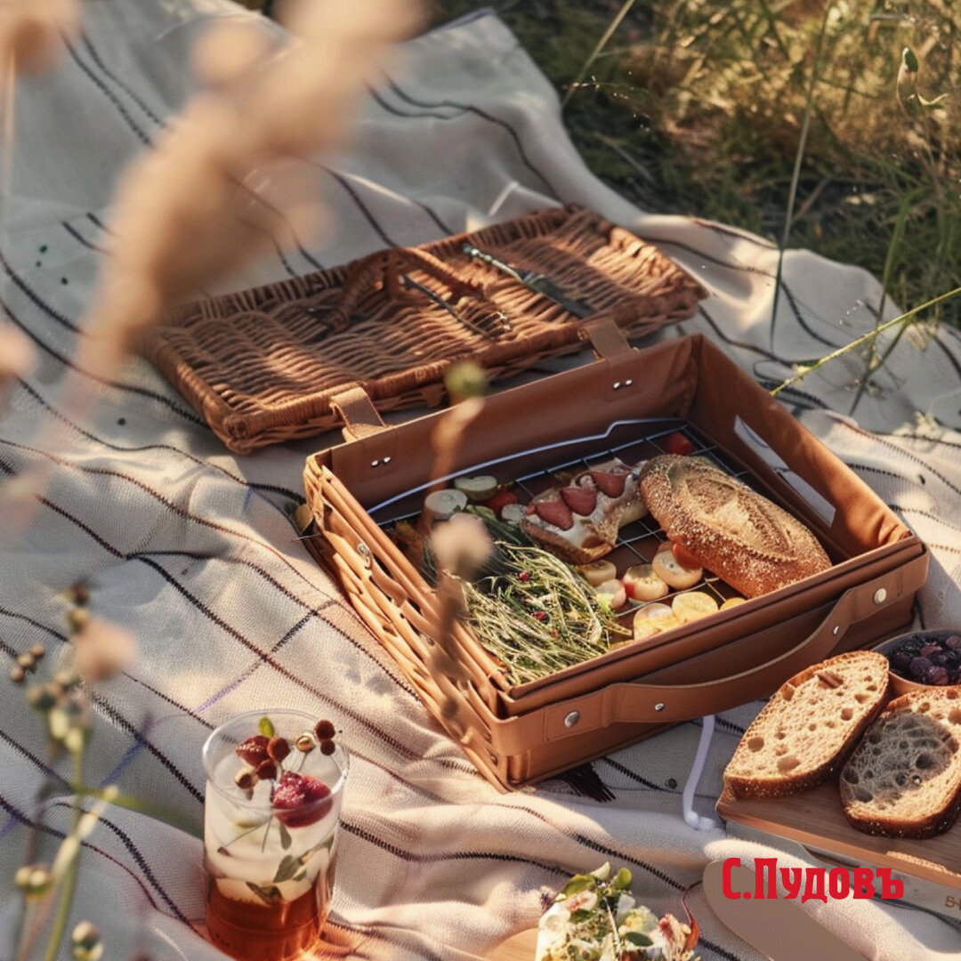 Корзина для пикника решает несколько проблем одновременно