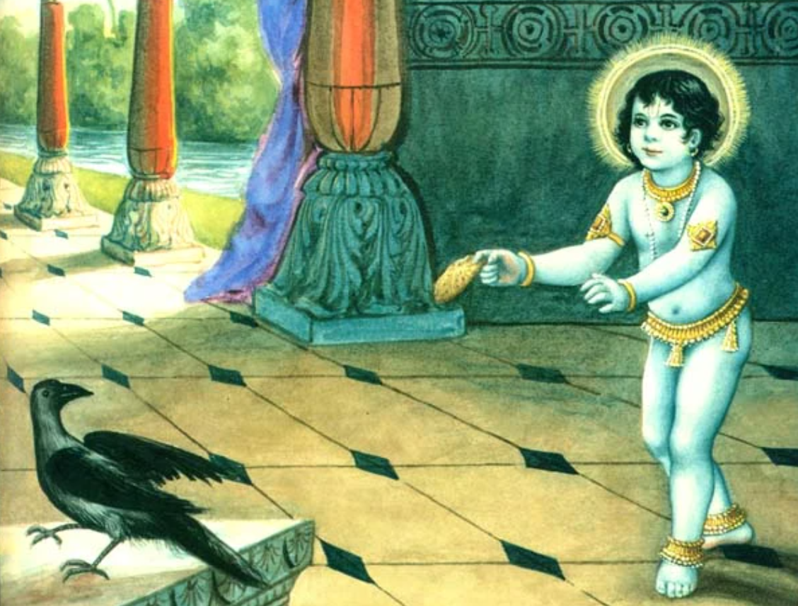 Какабхушунди улетает от Рамы. Изображение: selliliar.live