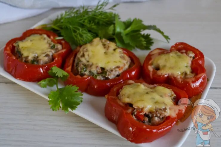    Фаршированные кето перцы — рецепт Шеф-повар