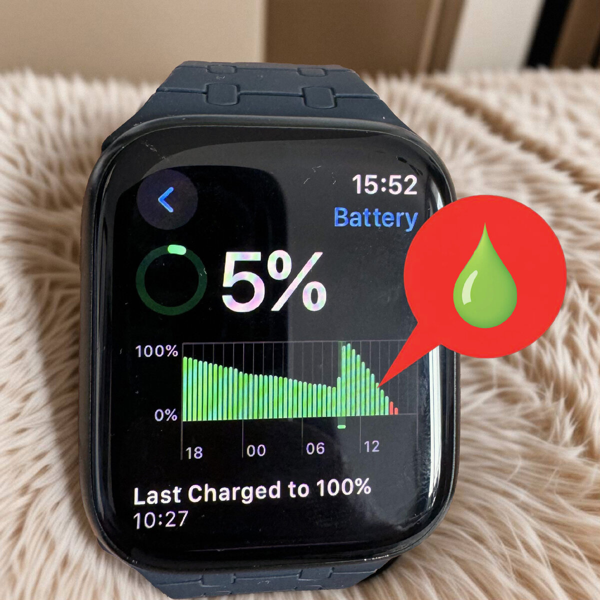 Смарт-часы Apple Watch быстро разряжаются. Решение проблемы.