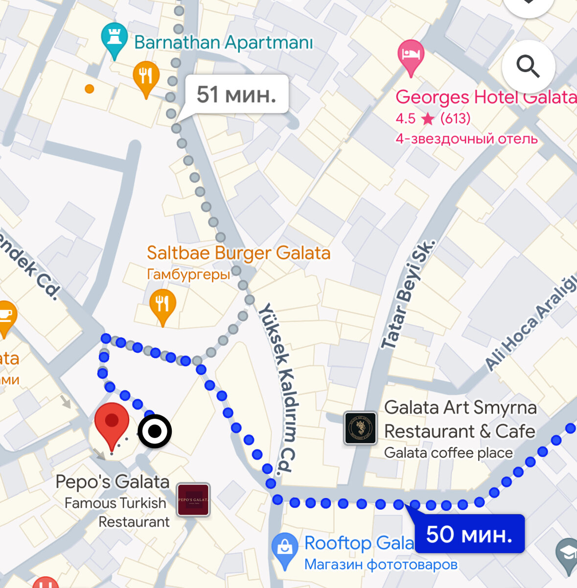 С Google Maps любой город как на ладони: можно не только построить маршрут, но и узнать, что ещё полезного или интересного находится в окрестностях