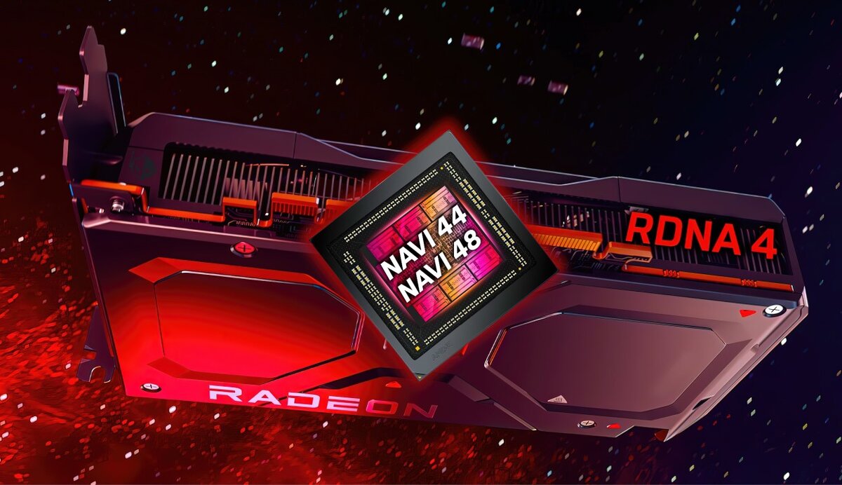 Графические процессоры Navi 44 и Navi 48 на базе RDNA 4 для видеокарт  Radeon RX 8000 подтверждены | OVERCLOCKERS.RU | Дзен