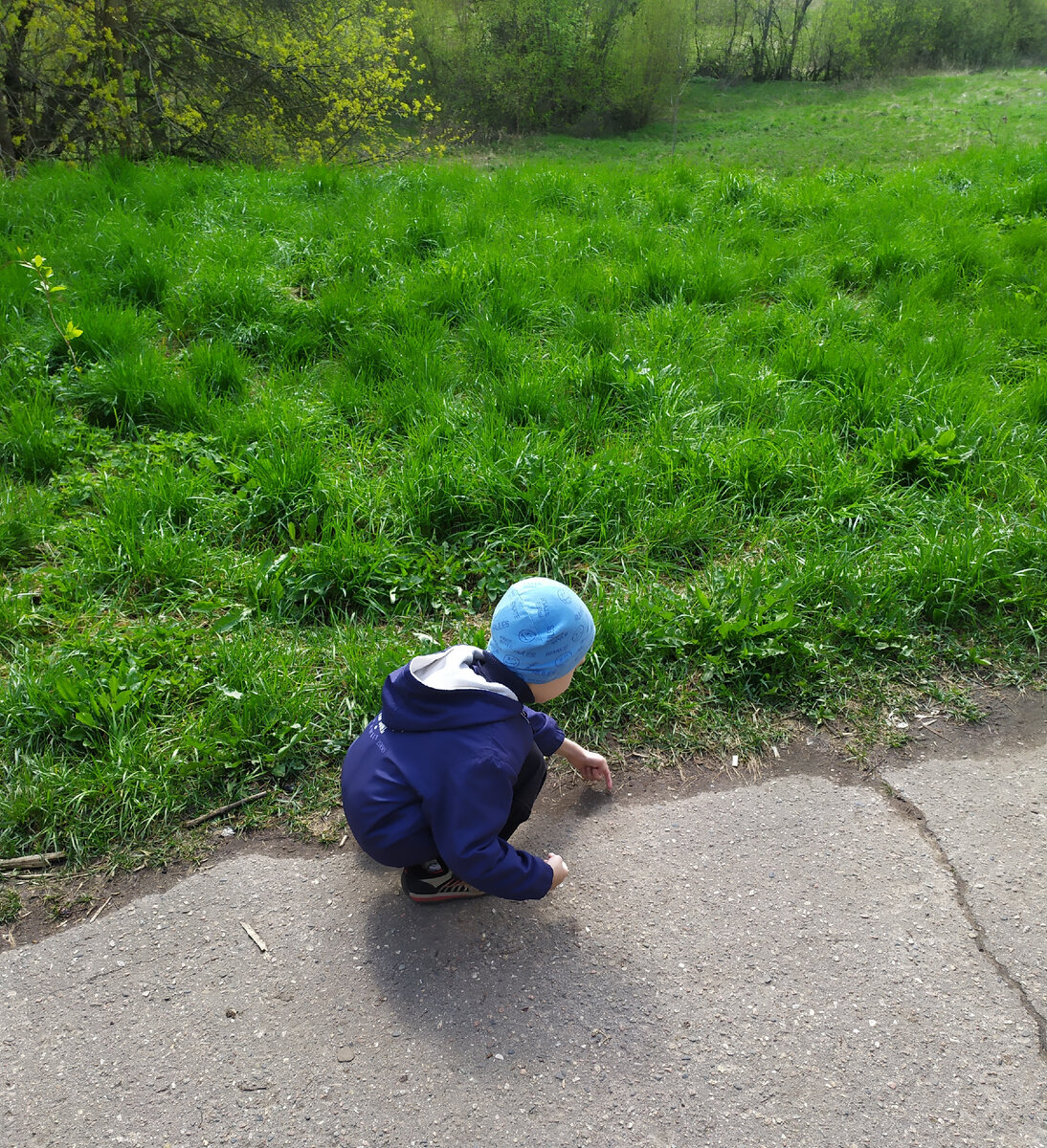 Мой сын Миша и не понимает, что мама про него пишет. 