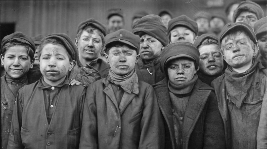 Дети шахтеры в Пенсильвании 1911 год
