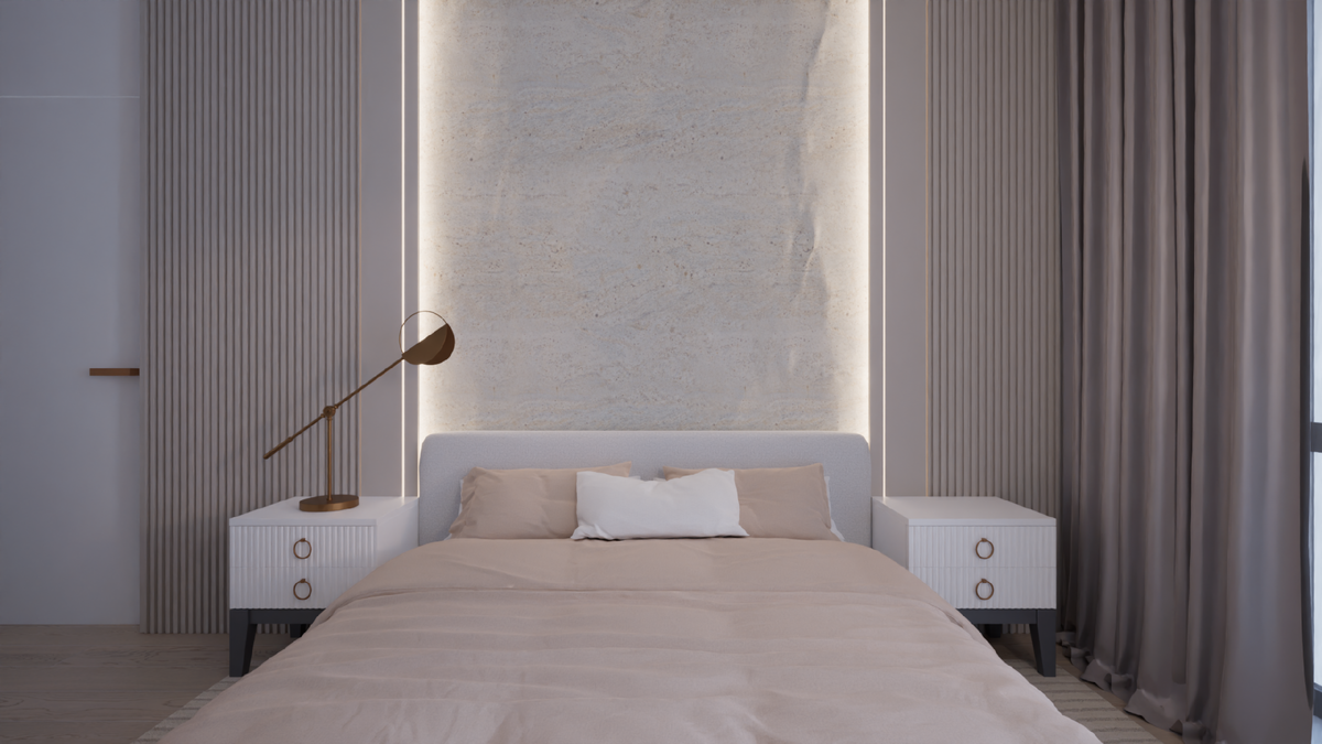 Дизайн спальни, созданный за 30 минут в DreamFlat