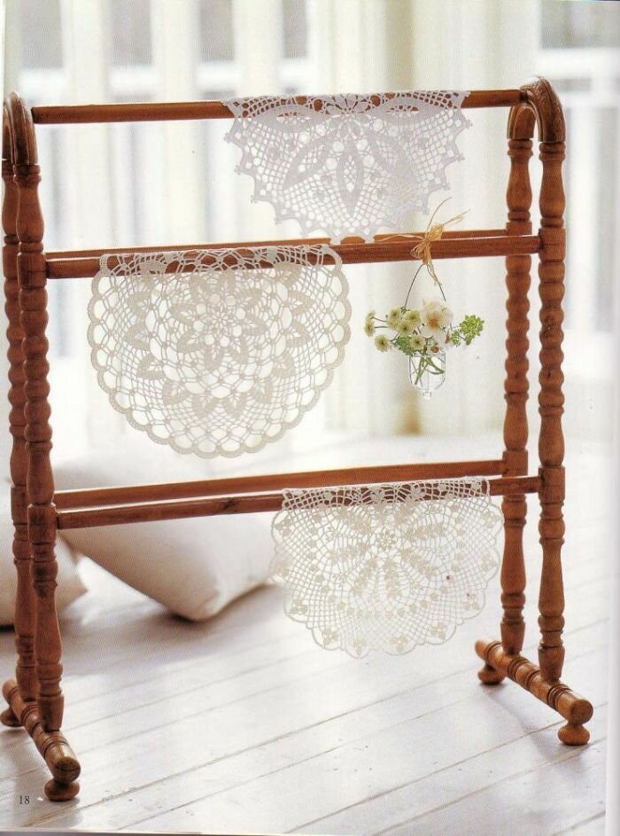 Маленькие салфетки крючком и схемы вязания