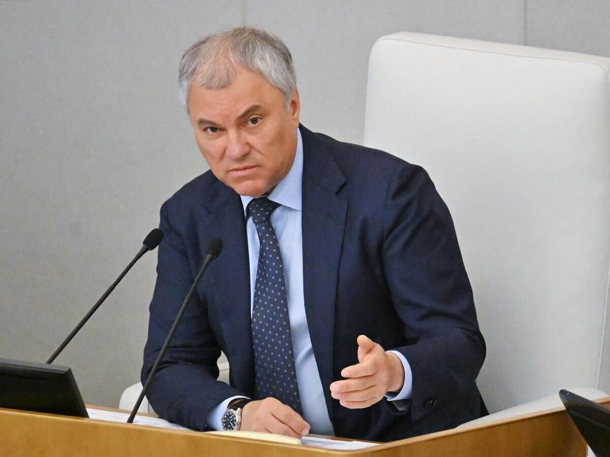    Председатель Государственной Думы РФ Вячеслав Володин© РИА Новости / Владимир Федоренко
