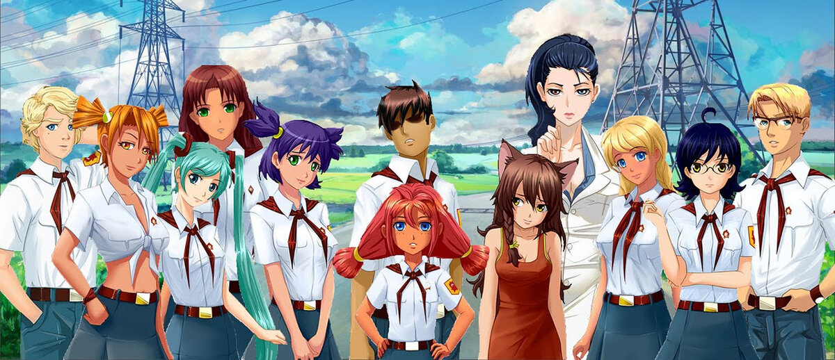 Постер персонажей Бесконечное Лето 